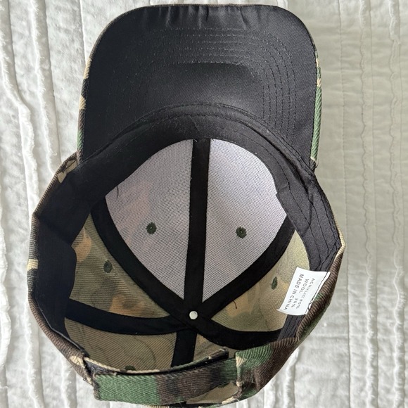 Camo Wool Blend Baseball Cap Green Hunting Sports Utility Work Wear Outdoors - Picture 5 of 5
